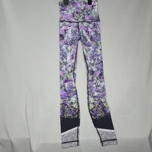 Lululemon Wunder Under Hi-Rise Tight (Nulux 28") Vivid Vision Size 4
